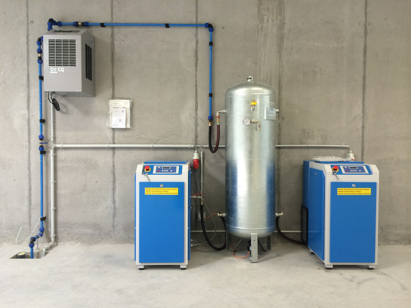 équipement de gaz sous pression