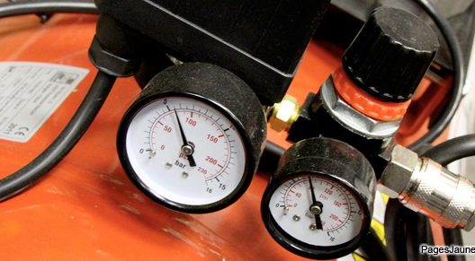 gros plan sur compresseur industriel